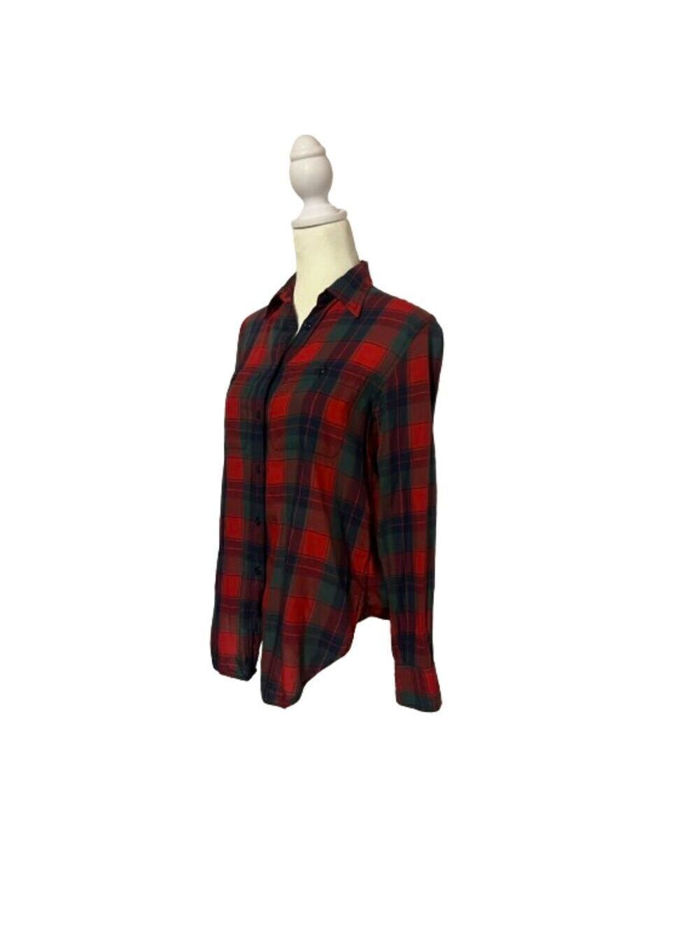 Denim & Supply Ralph Lauren Long Sleeve Plaid Button Down Shirt Size XS